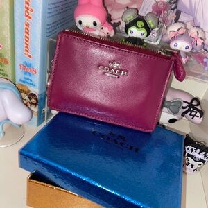 Coach Plum Card Case